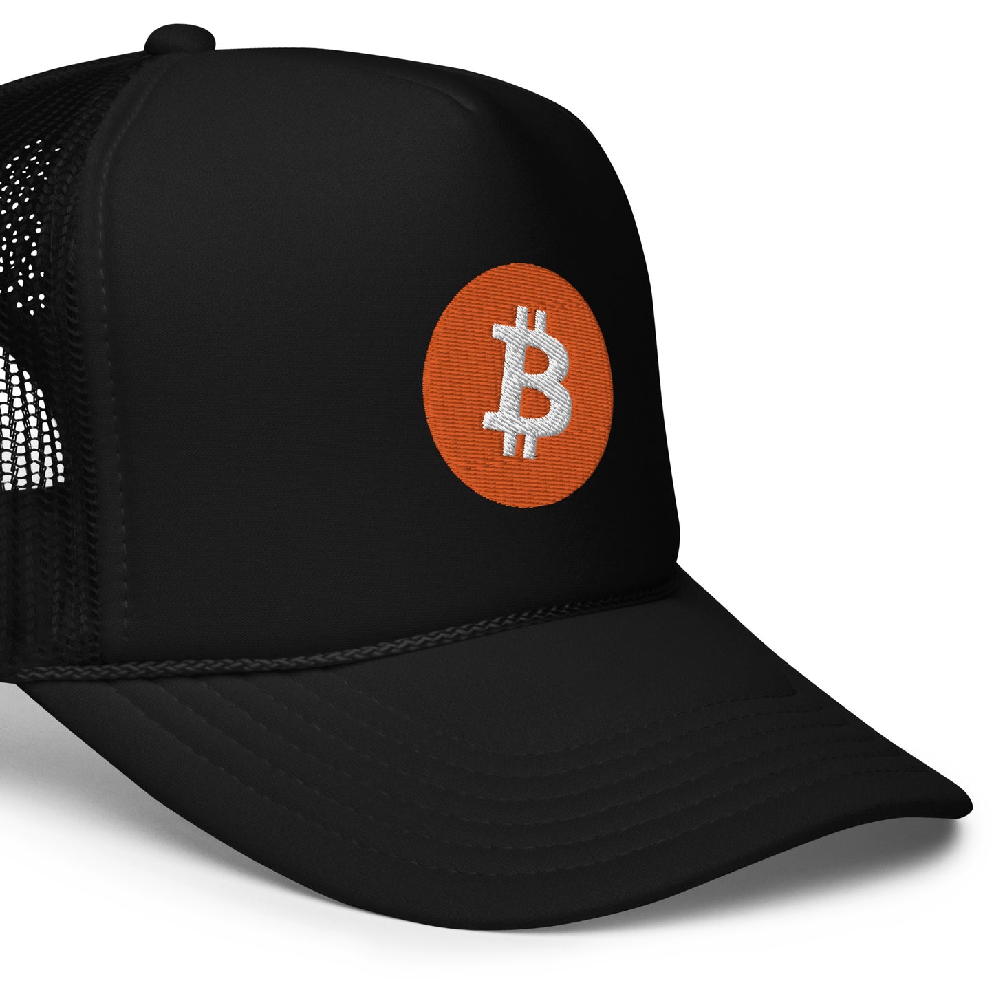 Bitcoin foam trucker hat