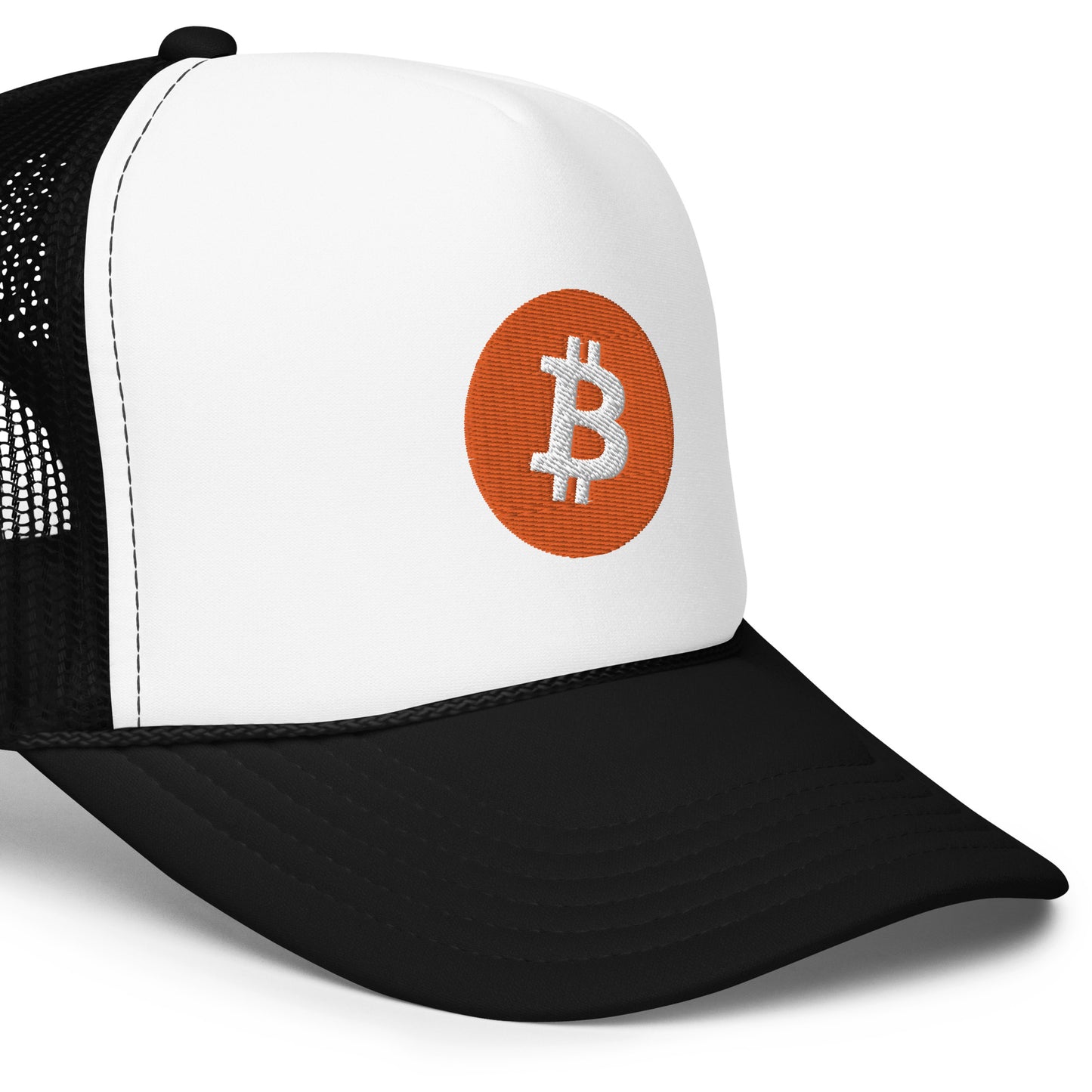 Bitcoin foam trucker hat