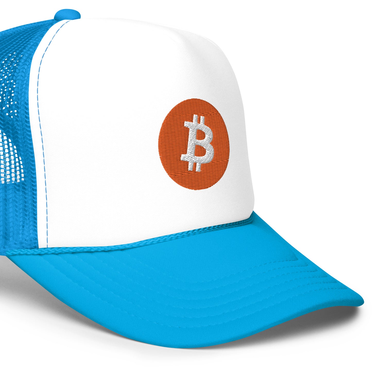 Bitcoin foam trucker hat