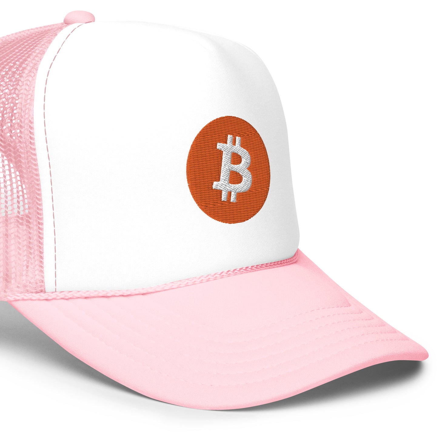 Bitcoin foam trucker hat