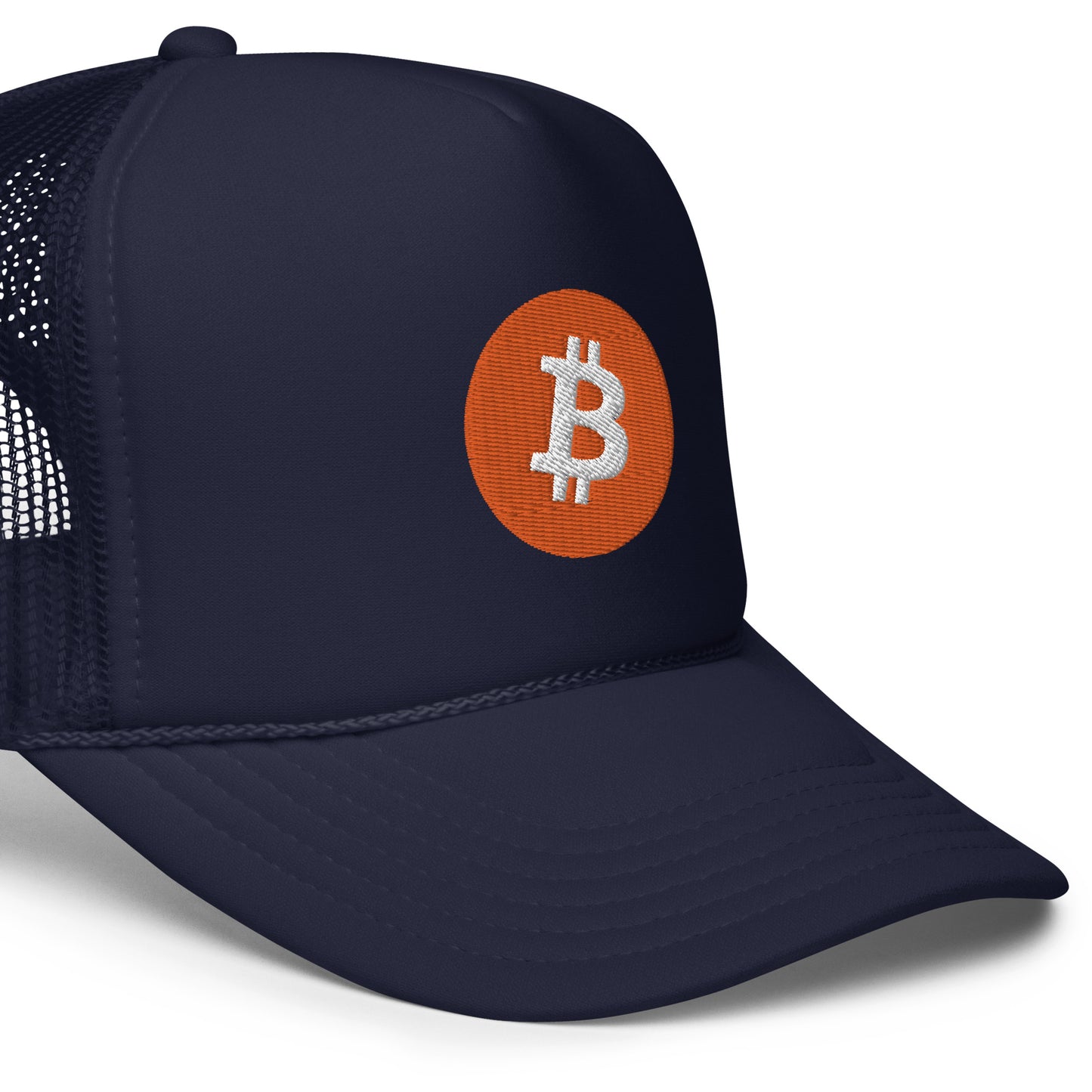 Bitcoin foam trucker hat