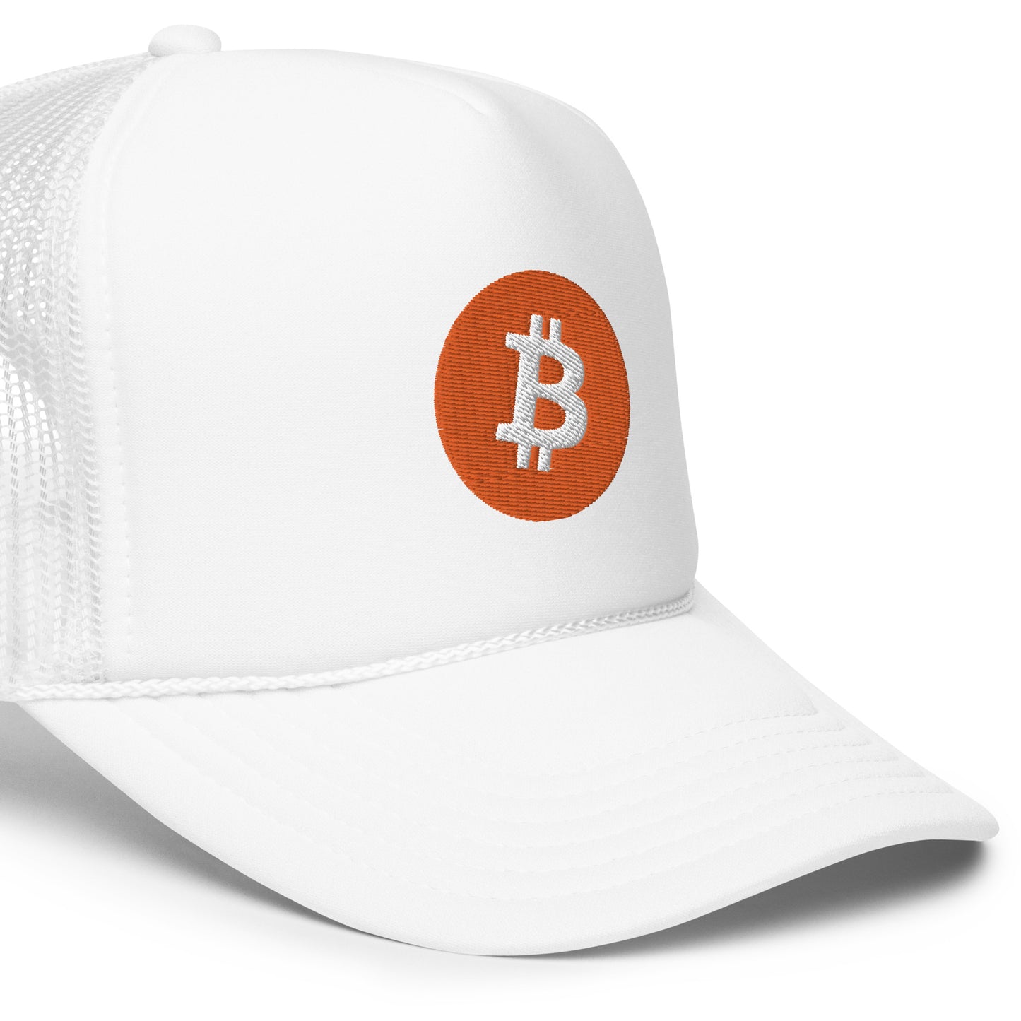 Bitcoin foam trucker hat