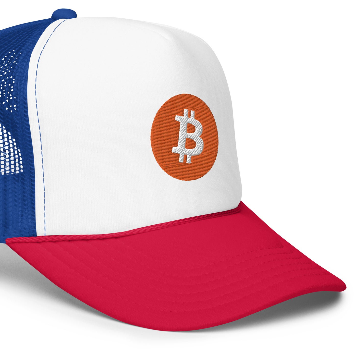 Bitcoin foam trucker hat