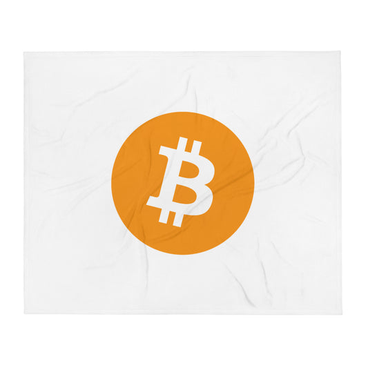 Bitcoin Throw Blanket