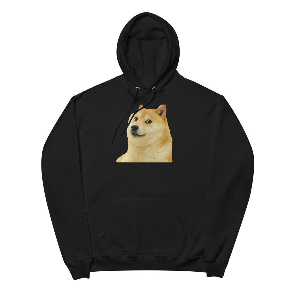 Dogecoin Unisex fleece hoodie