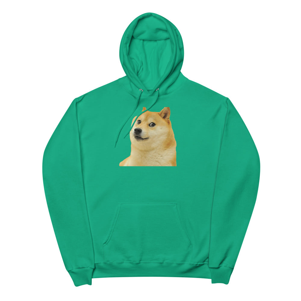 Dogecoin Unisex fleece hoodie